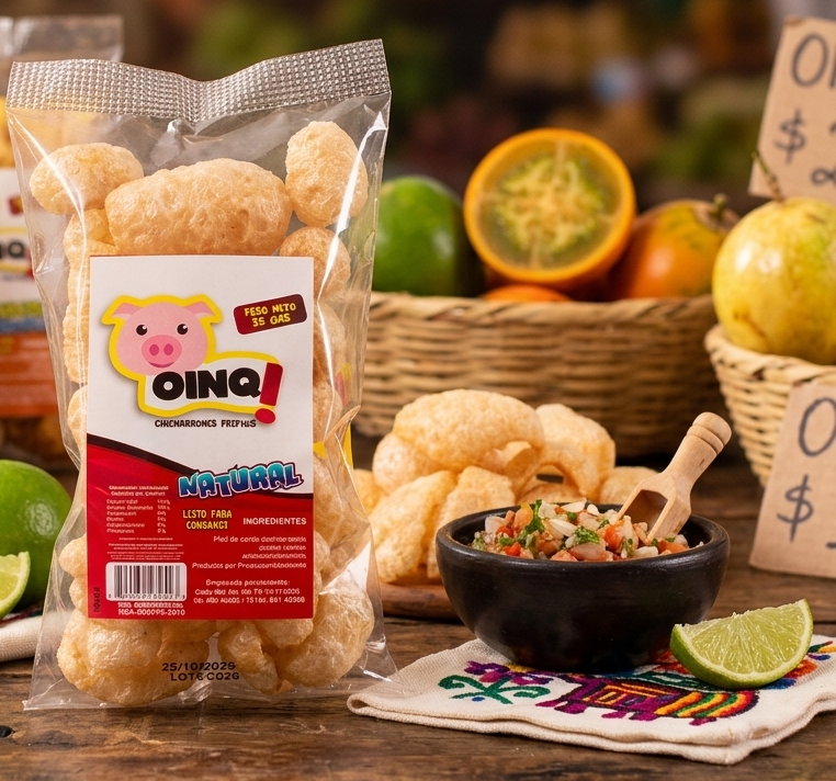 Chicharrón OINQ! Natural x 35g